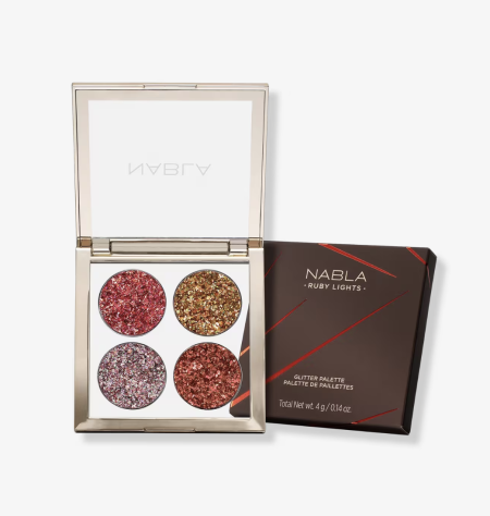 NABLA Ruby Lights Glitter Palette